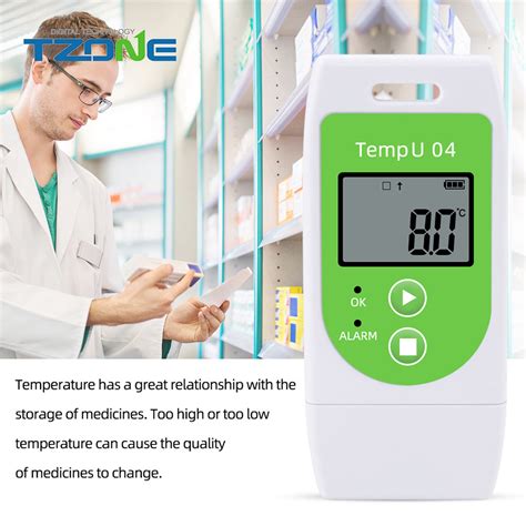 Cold Chain Temperature Instrument Tzone Tempu Mini USB Temperature