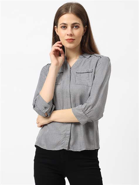 Shop Checked Shirts For Women Online Check Shirt Online Kraus Jeans