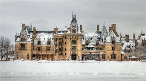 Iconic Mansion Covered In Snow Photograph by Carol Montoya - Pixels