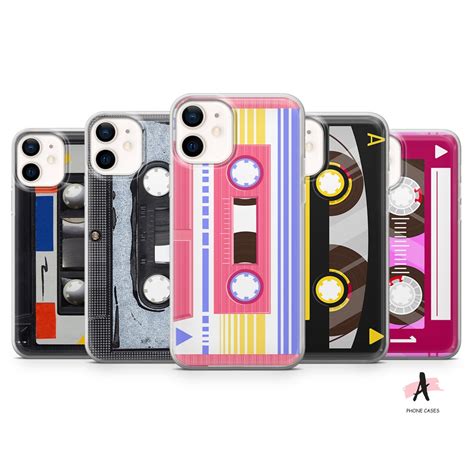 Cassette Tape Phone Case Awesome Retro Music Cover For Iphone 15 Pro Max 14 13 12 11 Xr 7 8