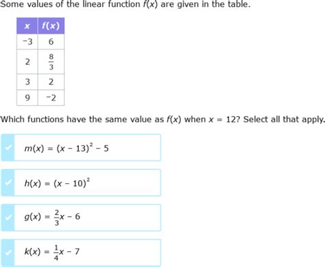 IXL Checkpoint Quadratic And Exponential Functions Algebra 1 Practice