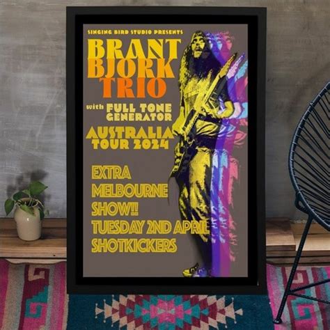 Stream Brant Bjork Australia 2024 Tour Poster Limited By Hoolatee