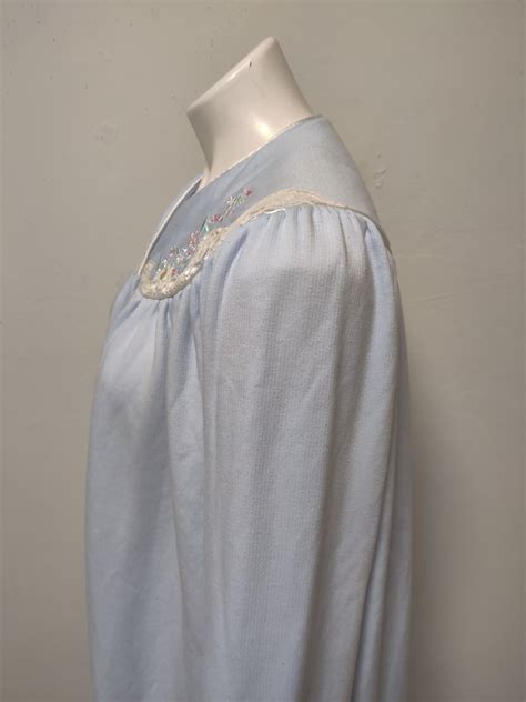 Vintage Jasmine Rose House Dress Robe Size Medium Poc… - Gem
