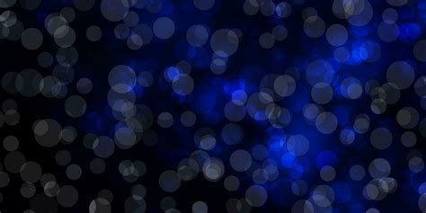 Dark Blue Vector Backdrop With Dots Vector Art At Vecteezy