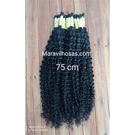 Cabelo Humano Cacheado Permanentado Cacho Cm Gramas Shopee