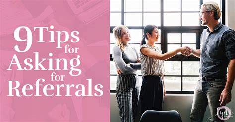 9 Tips For Asking For Referrals Lynn Schroeder