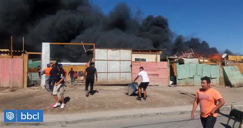 Incendio En Campamento De Calama Dejó Tres Víctimas Fatales Nacional Biobiochile