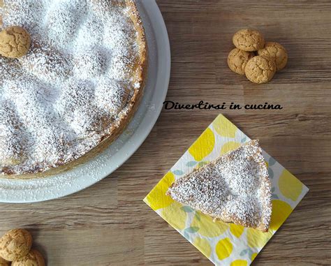 Crostata Amaretti E Crema Al Cioccolato Divertirsi In Cucina