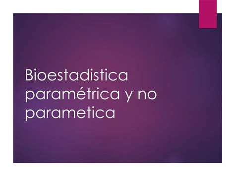 Solution Bioestad Stica Param Trica Y No Param Trica Studypool