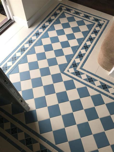 Victorian Floor Tiling Victorien Couloir Midlands De L Ouest