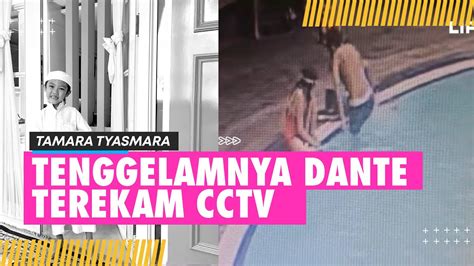 Detik Detik Dante Di Kolam Renang Terekam Cctv Diduga Ditenggelamkan