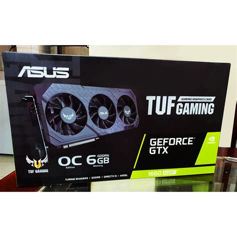 Gtx 1660 Super Asus Tuf Gaming 3 Fans 6gb Nf E Garantia Placa De Vídeo Escorrega O Preço