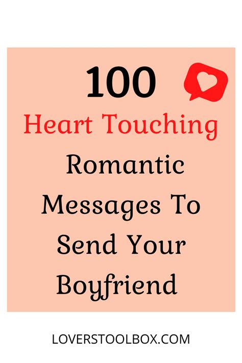 Heart Touching Romantic Messages To Send Your Boyfriend Love