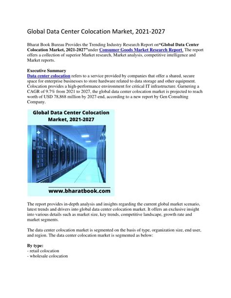 Ppt Global Data Center Colocation Market 2021 2027 Converted