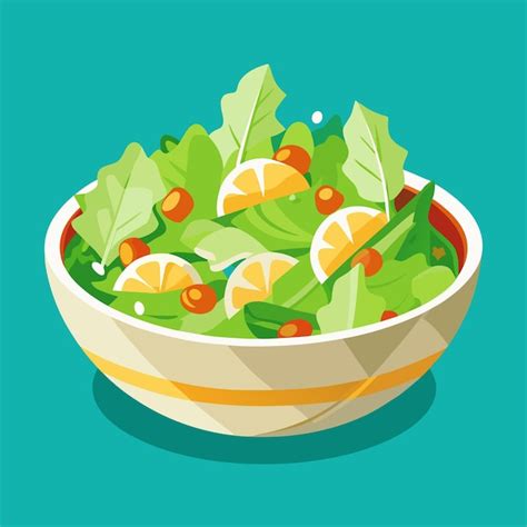 Caesar Salad Clipart Premium Ai Generated Vector