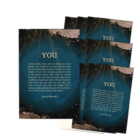 You Donna Ashworth Poem Postcards X 10 Naomi Victoria Loves