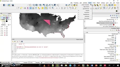 Clipping Section Of Raster Using Mask Layer In Qgis3 Youtube