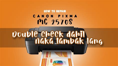 Cartridges Problem Black Tri Color And Paper Jam CANON PIXMAMG 2570S