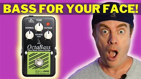 Bass Octave Pedal EBS Octabass Demo YouTube