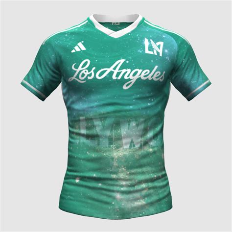 Los Angeles FC Wordmark Kit Concept Comp FIFA Kit Creator Showcase