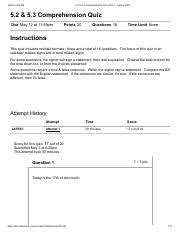 Asl Comprehension Quiz On Calendar And Errands Course Hero