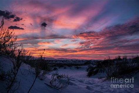 White Sand Sunset Photograph by Francis Lavigne-Theriault