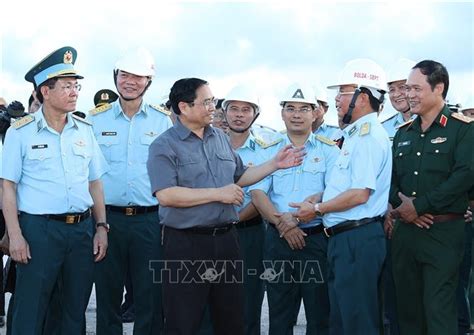 Pm Attends Groundbreaking Ceremony For Son My Ip In Binh Thuan Vna