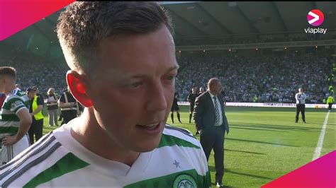 Celtic S Callum Mcgregor Interviewed After Scottish Cup Final Victory