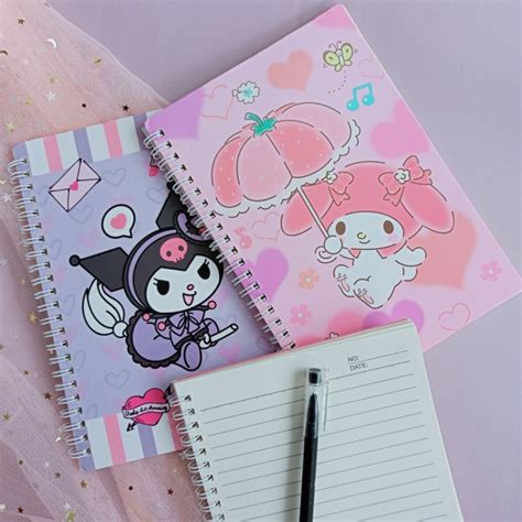 Jual LBH Buku Catatan Isi 60 Lembar Notebook RING A5 SANRIO Buku