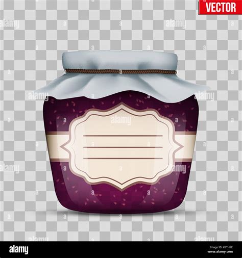 Glass Of Jam Stock Vector Images Alamy