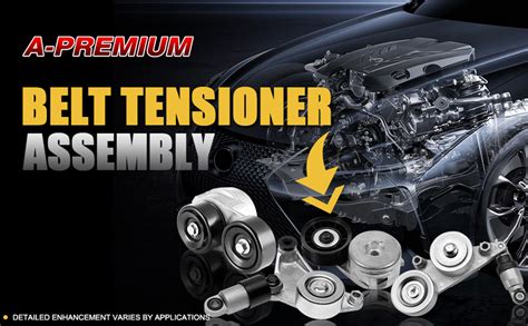 A Premium Belt Tensioner Assembly With Pulley Compatible With Honda Accord 2003 2007 Civic 2006