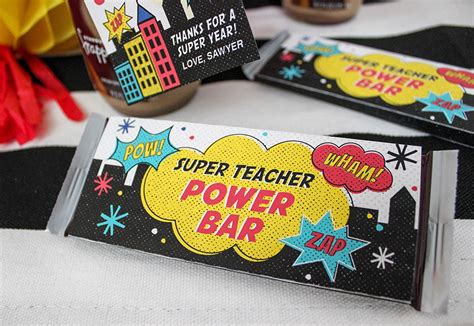 Superhero Teacher Appreciation Free Printables