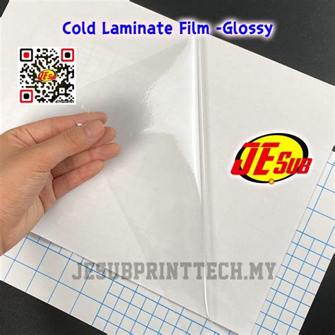 Cold Laminate Film A4 size - Glossy - Waterproof | Shopee Malaysia