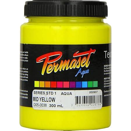 Permaset Aqua Screen Printing Ink Mid Red Ml Amazon Co Uk Home