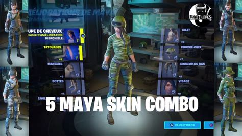 Fortnite Top 5 Maya Skin Combos Youtube