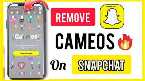 How To Remove Cameo In Snapchat Remove Cameo Selfie In Snapchat