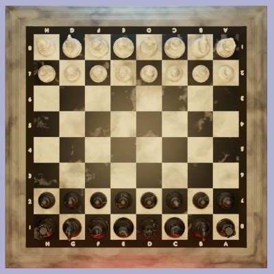 Chess Board Game - 3D Model by HUNTR3D