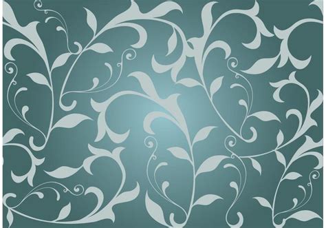 Seamless Swirly Floral Vector Background 87127 Vector Art at Vecteezy