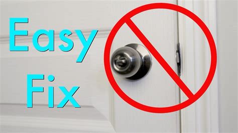 How To Fix A Door That Won T Latch It S Simpler Than You Think YouTube