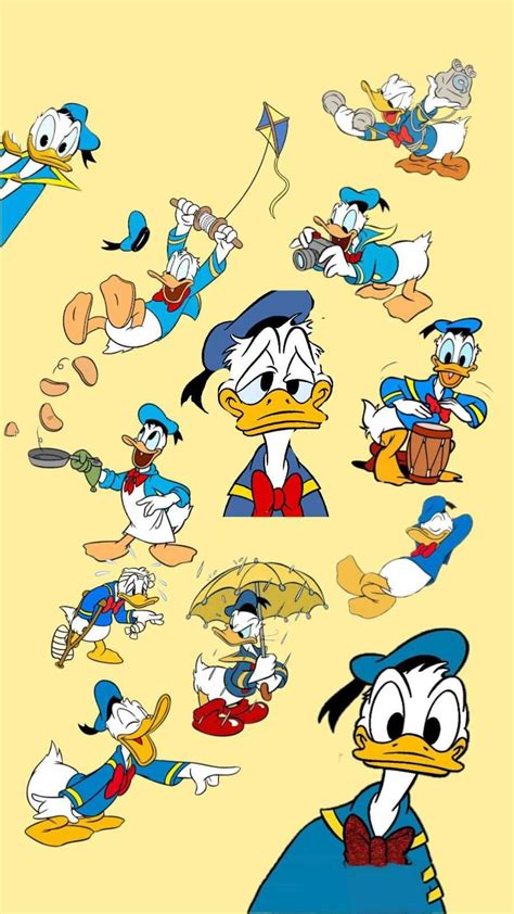 Donald Duck Wallpaper Discover more Cartoon, Disney, Donald Duck, Walt ...