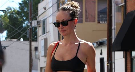 Olivia Wilde Shows Off Her Fit Physique While Leaving The Gym In L A