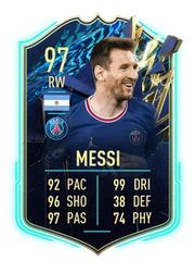 FIFA 22 - Lionel Messi - TOTS Ligue 1 - 97 Rated