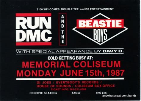 Run Dmc And Beastie Boys 1987 Multi Memories