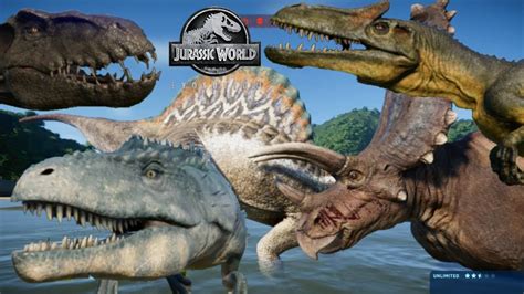 Ultimate Battle Arena Jurassic World Evolution Must See All Out Dinosaur Fights Youtube