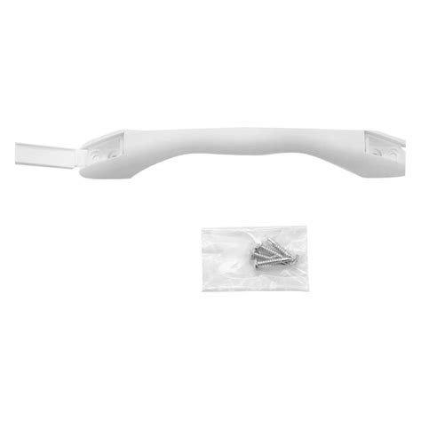 Camco 42181 White Plastic Non Folding Grab Handle CAMPERiD