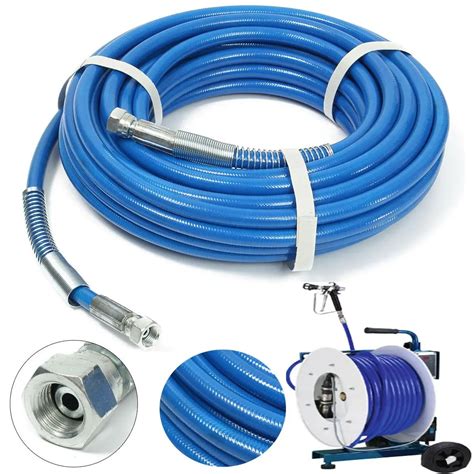 15m Spray Hose Airless Hose 5000PSI High Pressure Pipe Airless sprayer Airless Paint Hose For ...