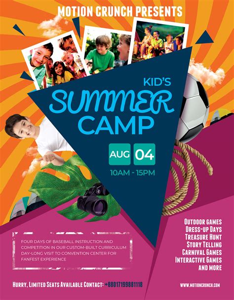 Sports Camp Flyer Template Detrester