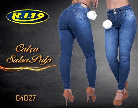 Calça Feminina Jeans Ri19 Original Salsa Pulp 64027 Parcelamento sem