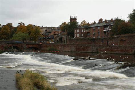 The River Dee Weir In Chester Steve Wright Flickr