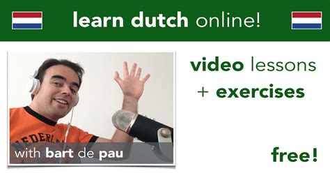 Learn Dutch Online Bart De Pau Learn Dutch Online